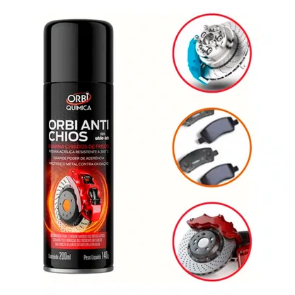 Spray Anti Chios Pastilha de Freio A Disco 200ml Orbi Quimica