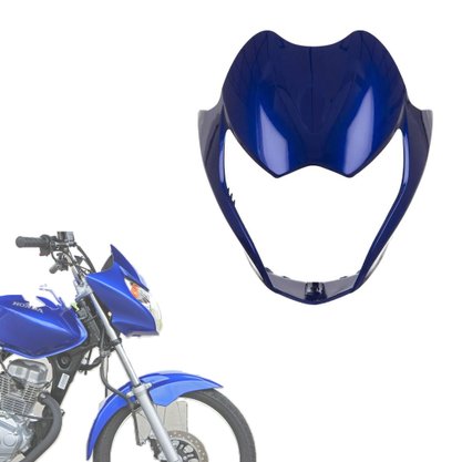Carenagem do  Farol Cg Titan 150  Cara de Gato  2009 Azul Melc