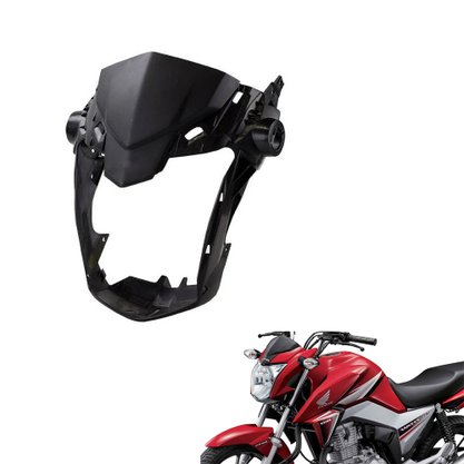 Carenagem do Farol Cg Titan 160 2016 até 2020 Ex Preto Melc**