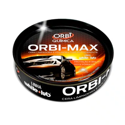 Cera Limpadora e Polidora Com Antiaderente Orbi-max 200g Orbi Quimica