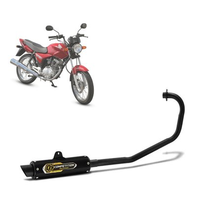 Escape da Cg 150 2004 até 2008 Esd Competicao Preto Tork