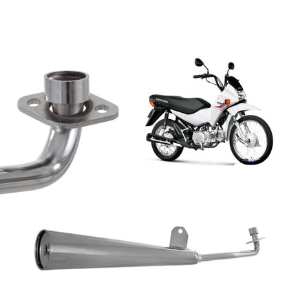 Escape Pop 100 Modelo Original Sport Cromado Pro Tork Modelo Original