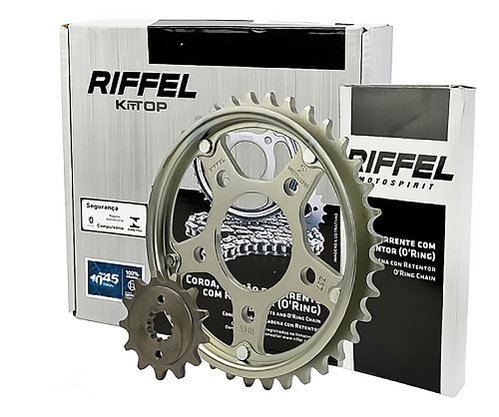 Kit  relação / Traçãoo Twister 250 antiga 1045 Riffel