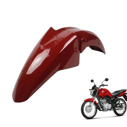 Paralama Dianteiro da Fan 125 2015 Vermelho Melc Modelo Original