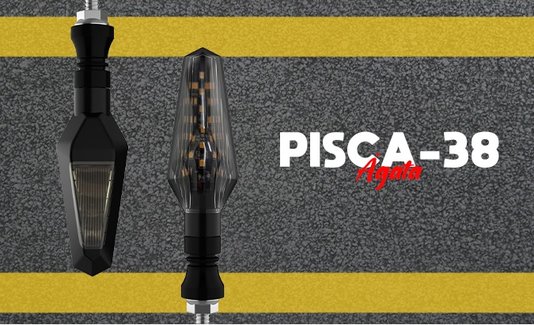 Pisca de Led Agata Yellow (par) Modelo Original Stallion