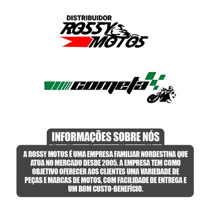Suporte do Farol  ( aranha ) Ybr 125 Cromado Cometa Modelo Original