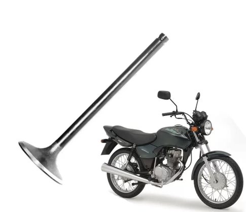 Valvula de Admissao da Titan 125 2002/ Fan 125 até 2008 Vedamotors**