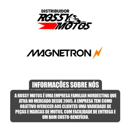 Volante Magneto Titan 125 ( 2000 até 2002 KS)  Xlr 125 KS Magnetron