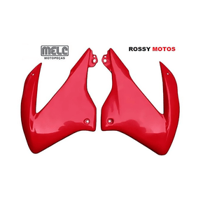 Aba do Tanque ( par )  NXR BROS 125/150 2002/2005 E 2007/2008 Vermelho Melc