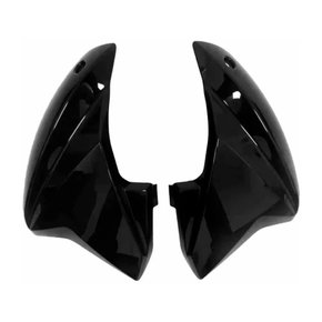 Par de Aba do Tanque Cg Titan 150 2014 Esd/ex  Preto Melc