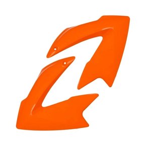 Par de Aba do Tanque Nxr Bros 150 2010 Laranja Melc Modelo Original