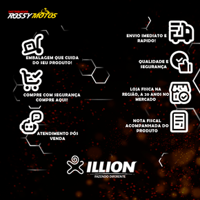Acionador de Corrente Comando da FAZER / LANDER 250 2006 até 2010 Com trava Xillion