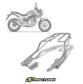 Bagageiro da Cb Twister 2015 Modelo Sansao Cromado Protork