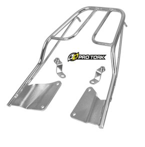 Bagageiro  da Cg160 2016 até 2019 Modelo Sansao Cromado Protork