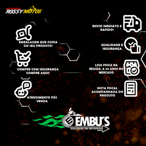 Bucha da Balanca da SUZUKI / YES 125 2009 até 2012 Embus