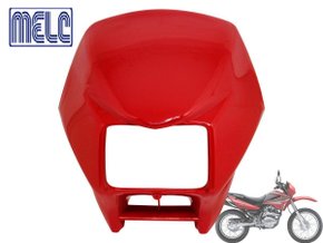 Carenagem do Farol da Nxr Bros 2003 até 2004 Vermelho Melc