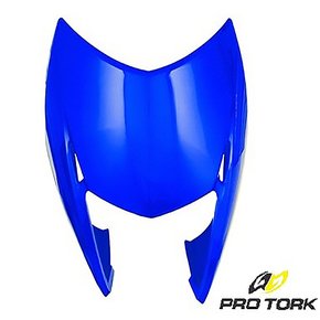 Carenagem do Farol da Nxr Bros 150 2014 Azul Pro Tork Modelo Original