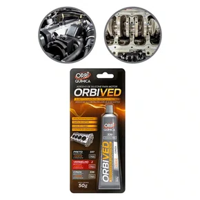 Cola Silicone Orbived Alta Temperatura Cinza 50g Orbi Quimica