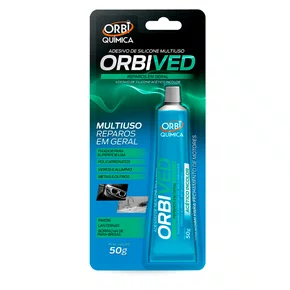 Cola Silicone Orbived Acético Incolor Neutro 50g Orbi Quimica