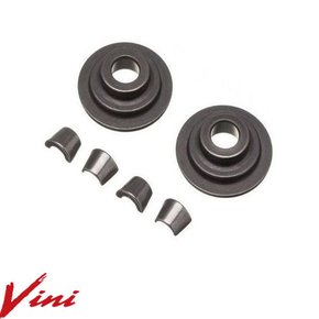 Kit de Prato com chapeu Chaveta Valvula  Titan 150 / Cg150 / Fan125 2009  com 4/chaveta Vinni