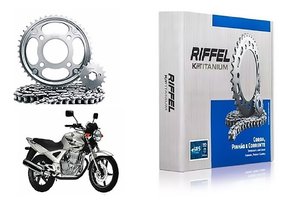 Kit  relação / Traçãoo Twister 250 antiga 1045 Riffel