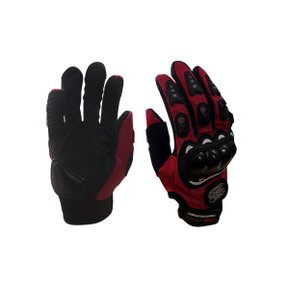 Luva Sport Pro Biker (M) Vermelha C/protetor - Motriz Colina