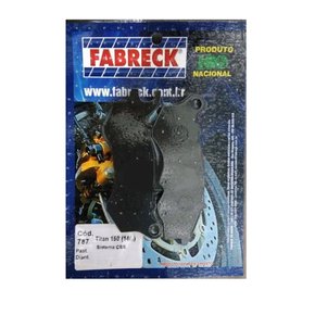 Pastilha  de Freio Dianteiro Cg Titan 150 2014-2015 Cbs Fabreck**