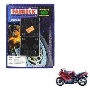 Pastilha De Freio Traseira da Zzr 1100 / ZX 110 / ZXR 750 / ZXR 1200 Fabreck**