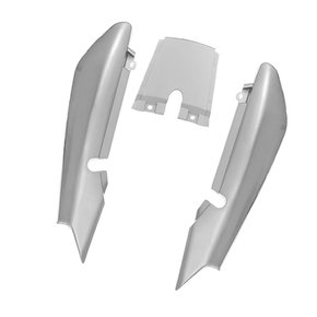 Conjunto de Rabeta Lateral Traseira Ybr 125 2004 até 2008 Prata Melc