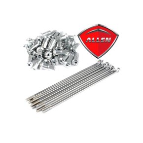 Jogo de Raio Dianteiro  XT 600 Cromado 4 Milimetros  Allen