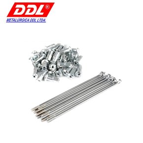 Raio de roda  Dianteiro XT 660 Cromado 4 MILIMETROS DDL  Mod Orig