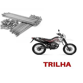 Raio da roda Dianteira Xtz-x 125 Cromado Trilha Modelo Original