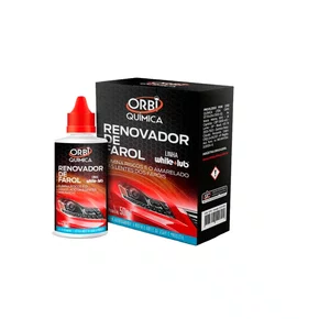 Limpador E Revitalizador De Farol Líquido 50ml Orbi Química
