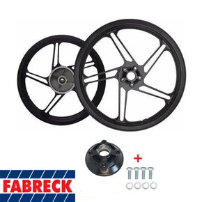 Rodao Fan125 2014 5 Paletas F/Disco Preto Modelo Titan 2014 Fabreck