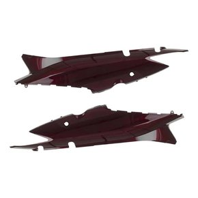 Par de Tampa Lateral  Biz 125 2009 Vermelho Pro Tork Modelo Original