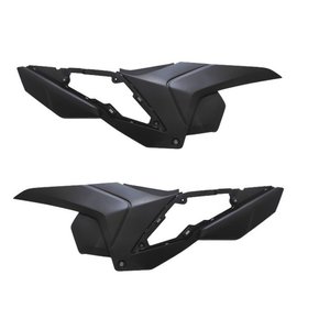 Par de Tampa Lateral Inferior Xre 190 2016 até 2021 Preto Protork