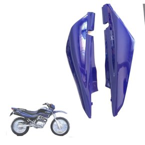 Par Tampa Lateral Nxr Bros 125  2002 até 2004 Azul Melc Modelo Original