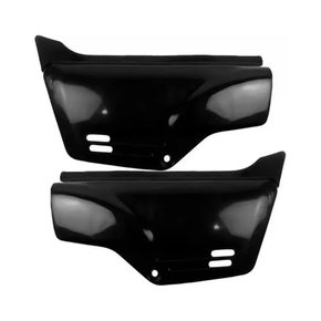 Par de Tampa Lateral  Xlr 125  2000 até 2001 Preto  Melc Modelo Original