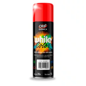 Tinta Spray de Uso Geral na Cor Vermelho 340ml Orbi Quimica