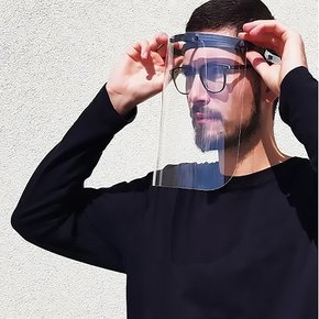 Viseira Protetor Facial transparante Motovisao Modelo Original