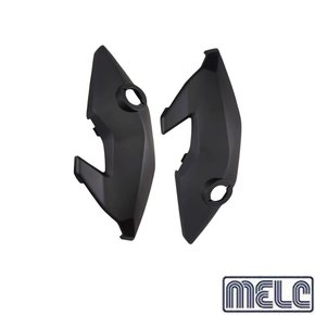 PAR Carenagem Lateral do Farol Visor Dianteiro / Bananinha Titan 150 / Fan 150 2014 Cinza Melc