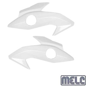 Par de Carenagem Lateral do Farol Visor Dianteiro Cg 160 Titan 160 16/17 Ex /cargo 18/19 Branco Melc