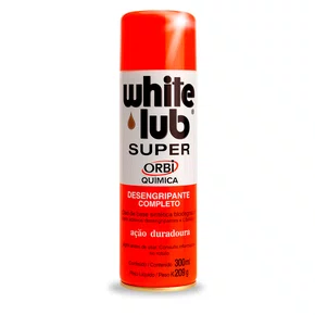 Desengripante White Lub Super - Aerosol 300ml Orbi Química