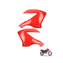 Aba do Tanque ( par )  NXR BROS 125/150 2002/2005 E 2007/2008 Vermelho Melc