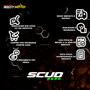 Cabo de Embreagem Pop 100 2007 ate 2012 Scud Modelo Original