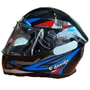 Capacete Infantil Modelo Adventure Tamanho 54 Preto com Azul EBF