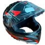 Capacete Infantil Modelo Adventure Tamanho 54 Preto com Vermelho EBF