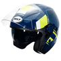 Capacete New City Aberto Com Oculos Verde / Azul Tamanho 62 HELT