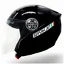 Capacete Spark Jet Solid Tamanho 58 Preto Modelo Aberto EBF
