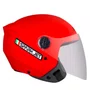 Capacete Spark Jet Solid Tamanho 58 Vermelho Modelo Aberto EBF